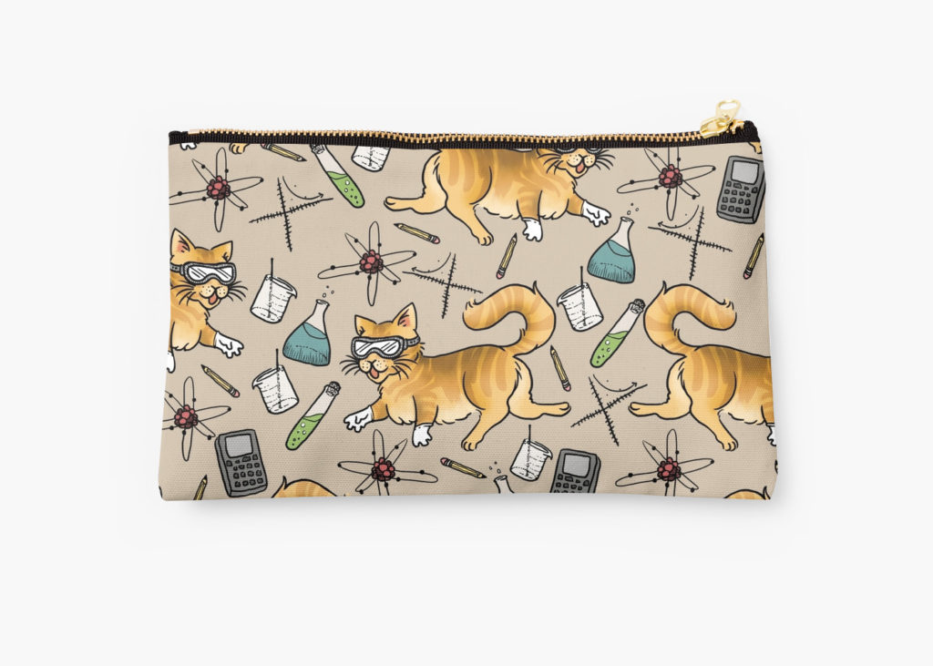 STEM cats pouch - by dcrownfield - Back to School science